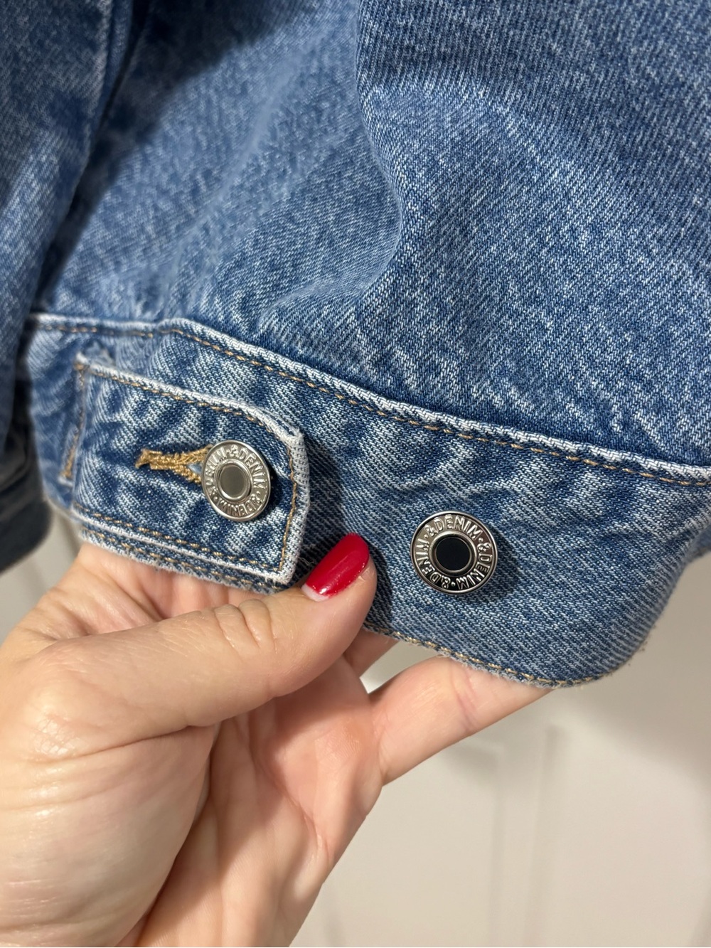H&M denim jacket fits 2x - Picture 3 of 5